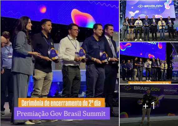 Premiação BrasilGov Summit 2026